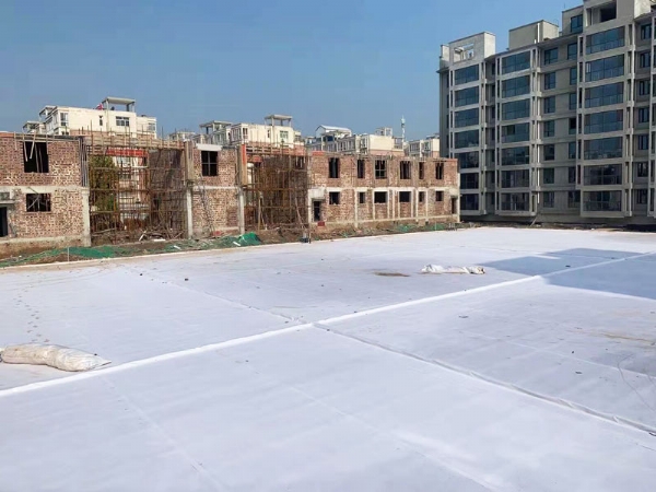 防護虹吸排水收集系統施工現場